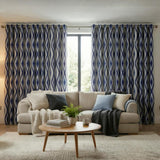 Nepal Made to Measure Curtains Blue