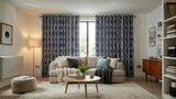 Nepal Made to Measure Curtains Blue
