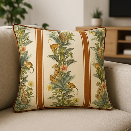 Leilani Cushion Cover / Filled Cushion 17" x 17" (43cm x 43cm) by Wylder Tropics