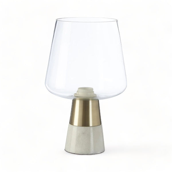 Nordic Style Edison Lamp - Antique Brass/Clear Glass 33cm
