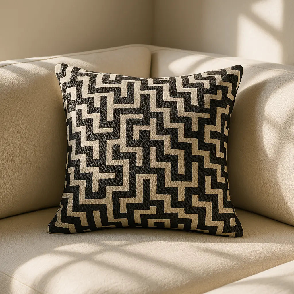 Novo Chenille Charcoal Cushion Cover 45cm x 45cm ( 45cm x 45cm )