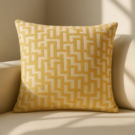 Novo Chenille Cushion Cover 45cm x 45cm (18"x18") - Ochre