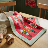 Ulster Weavers Nutcracker Parade Recycled Cotton Christmas Tea Towel Red - Nutcracker Parade Recycled Cotton Tea Towel In Red 2