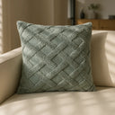 Nyla Hatch Cushion Cover 17x17" (43x43cm) by Emma Barclay