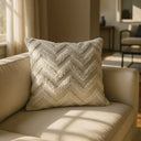 Nyla Zig Zag Cushion Cover 17x17" (43x43cm) by Emma Barclay