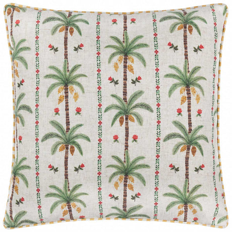 Okara Palm Cushion Cover / Filled Cushion 18" x 18" (45cm x 45cm) by Wylder Tropics 3