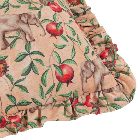 Okara Elephant And Pomegranate Cushion Cover / Filled Cushion 20" x 20" (50cm x 50cm) by Wylder Tropics 4