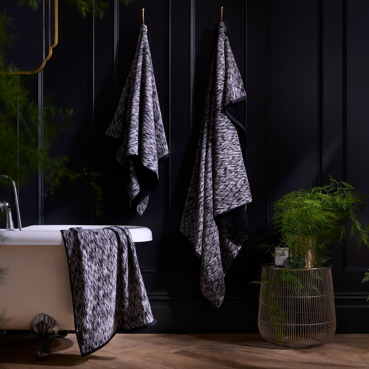 Orion Black Bathroom Towels product image 2