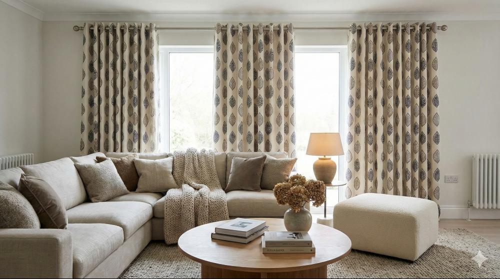 Ollie Made to Measure Curtains Charcoal