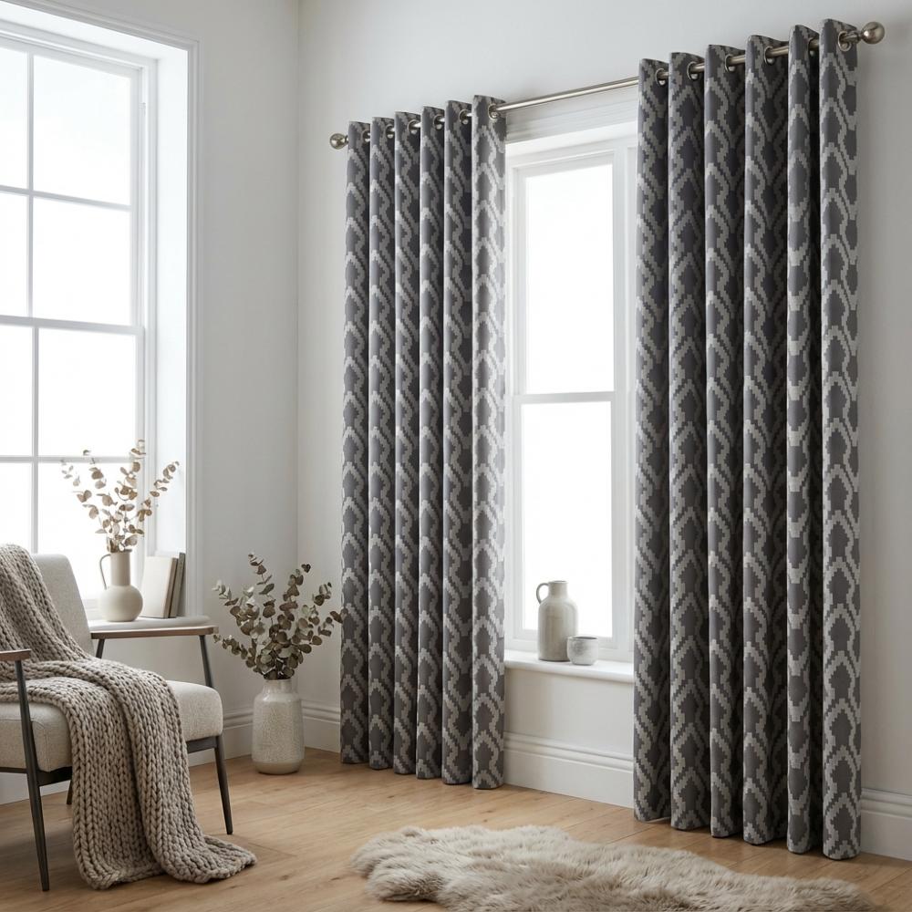 Omni Made to Measure Curtains Charcoal
