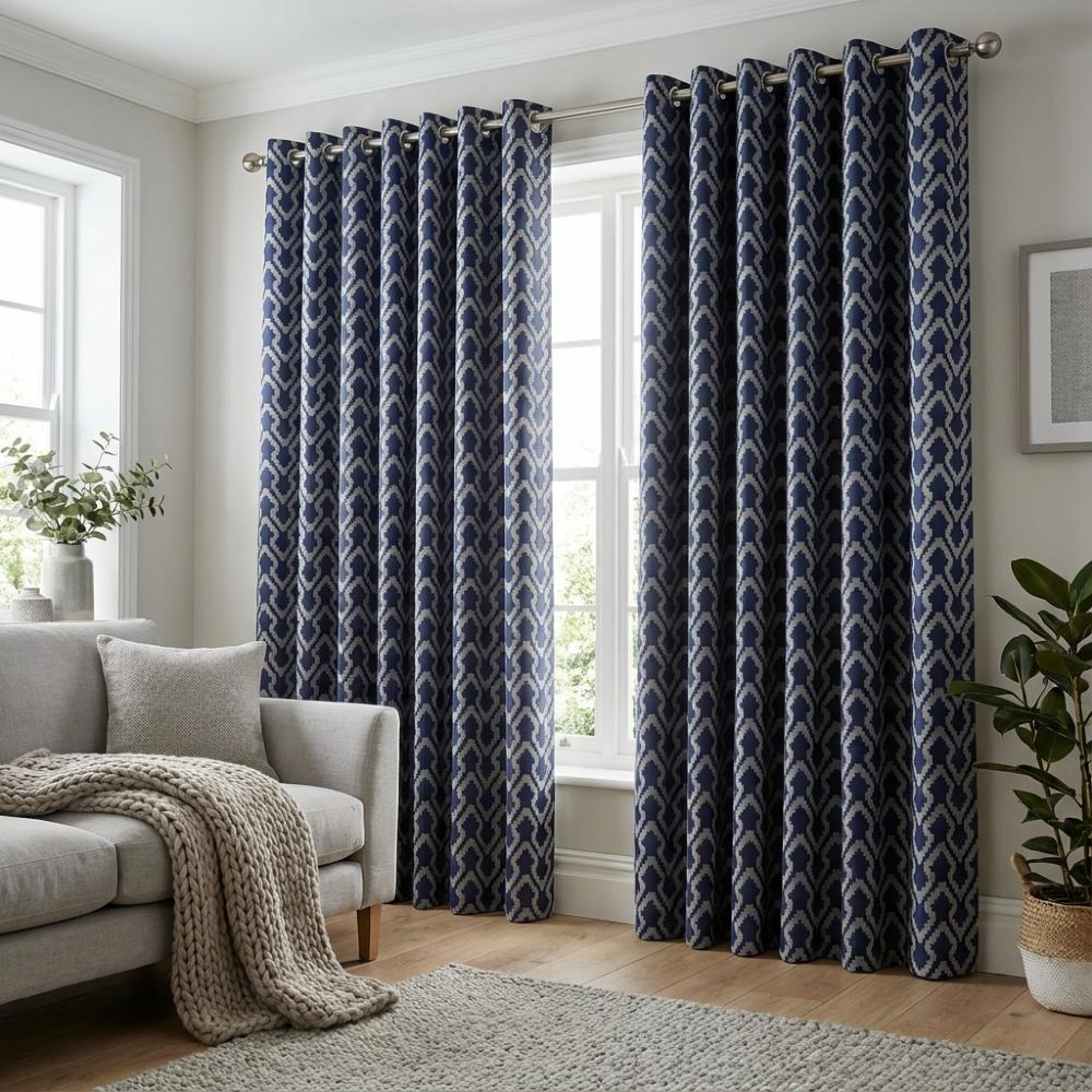 Omni Made to Measure Curtains Navy