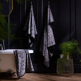 Orion Black Bathroom Towels - Orion Towels In Black 2