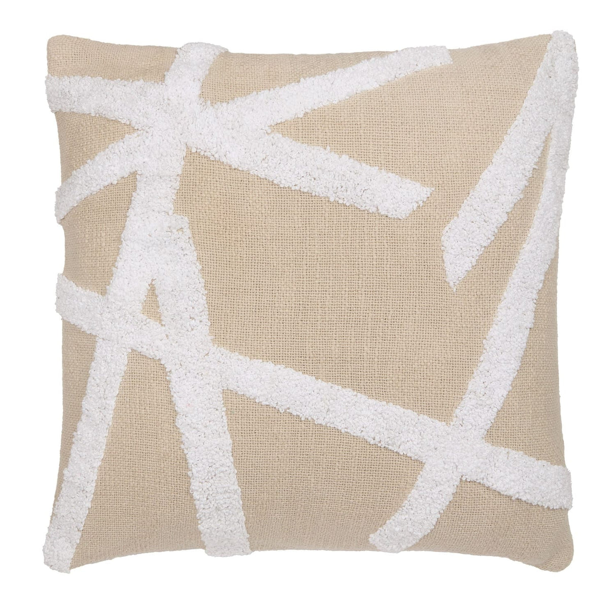 Otto Filled Cushion 43cm x 43cm - Natural - Otto Cushion In Natural 43 X 43Cm 2