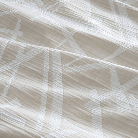 Otto Soft Microfibre Duvet Cover Set - Natural - Otto Duvet Cover Set In Natural 3
