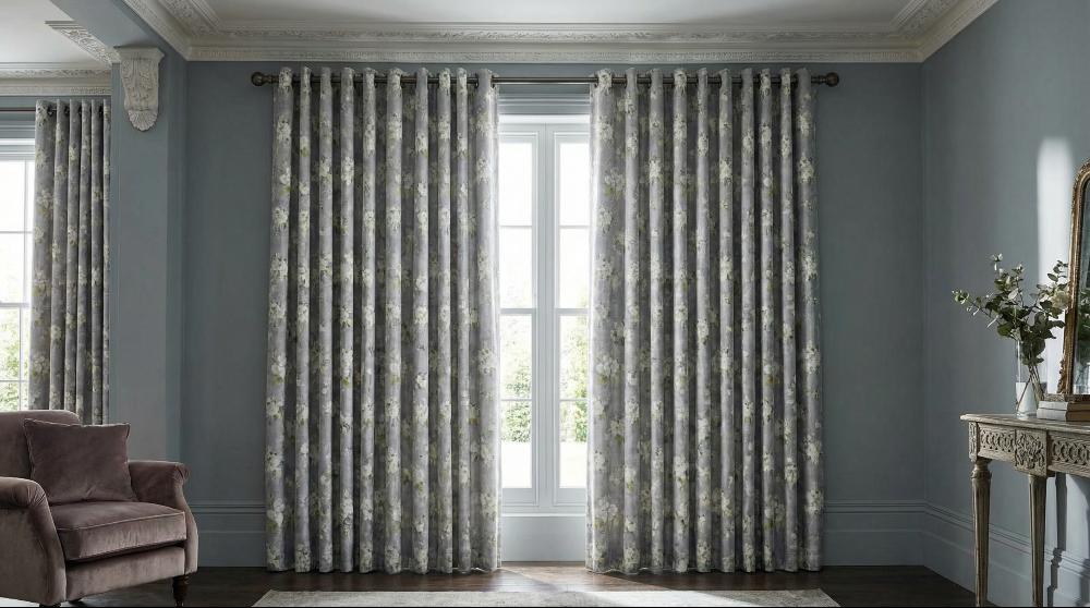 Oxford Made to Measure Curtains Grey