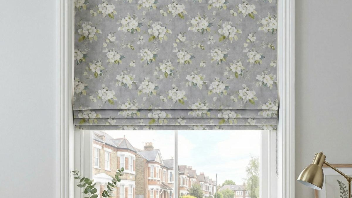 Oxford Made to Measure Roman Blind Grey