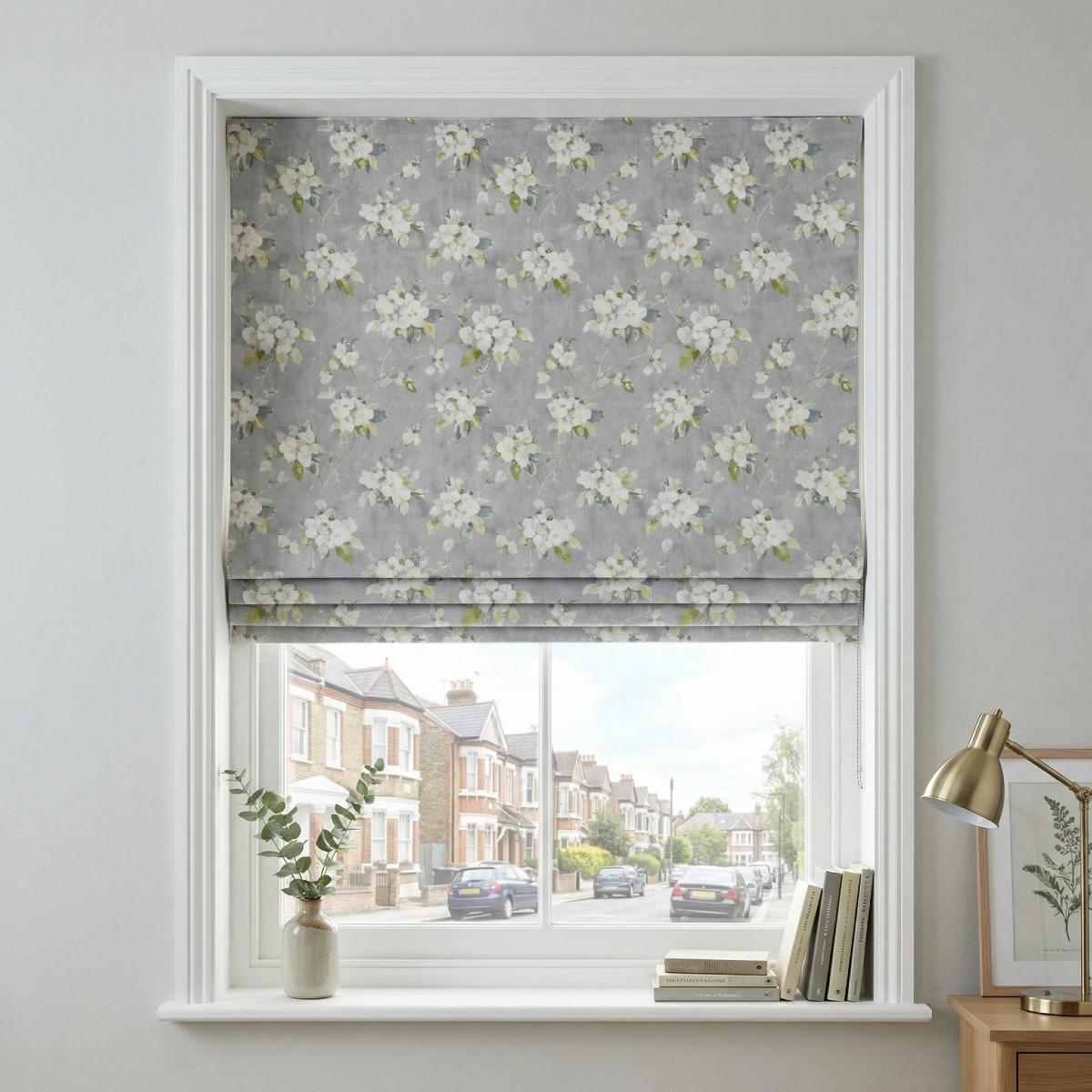 Oxford Made to Measure Roman Blind Grey
