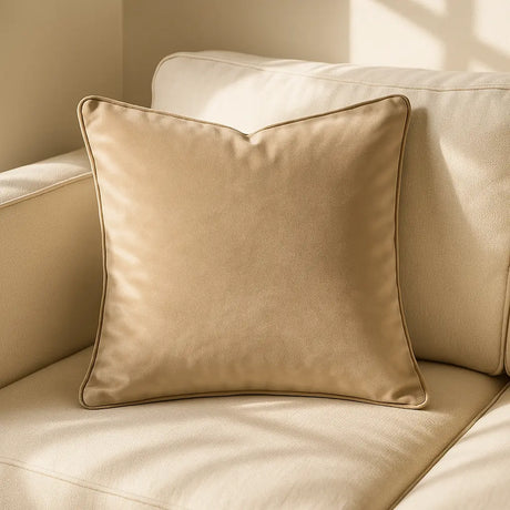 Oxford Velvet Cushion Cover - Cream