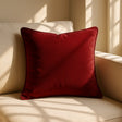 Oxford Velvet Cushion Cover - Red