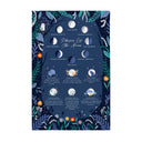 Phases of the Moon Cotton Tea Towel by Ulster Weavers