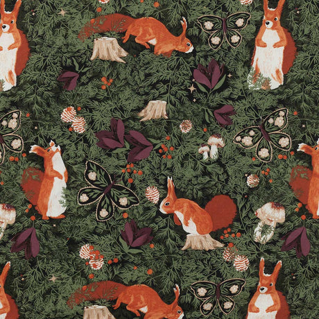 Pineberry Forest Duvet Cover Set by furn.