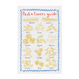 Pasta Lovers Club Guide 100% Cotton Tea Towel Yellow lifestyle image