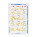Pasta Lovers Club Guide 100% Cotton Tea Towel Yellow lifestyle image