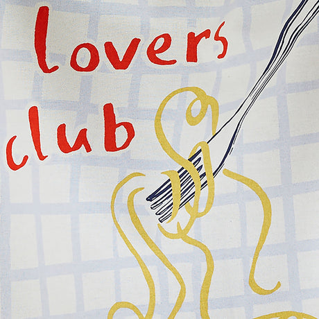 Pasta Lovers Club 100% Cotton Tea Towel Yellow product image 4