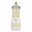 Pasta Lovers Club Cotton Apron in Yellow