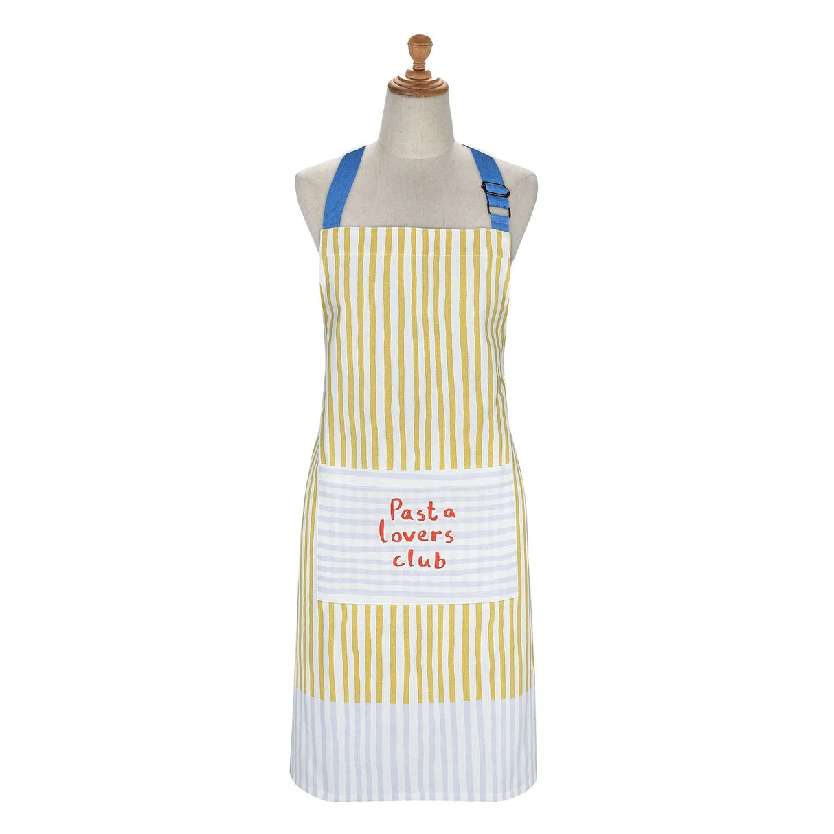 Pasta Lovers Club Cotton Apron in Yellow