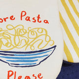 Pasta Lovers Club Microwave Mitts Pair in Yellow