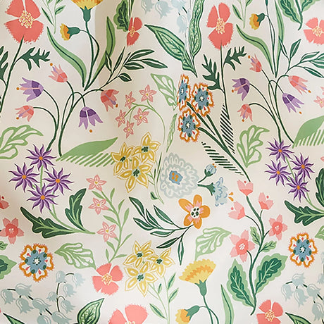 Petals & Prose Foldable Tote Bag Medium in Pink