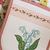 Petals & Prose Double Oven Glove in Pink