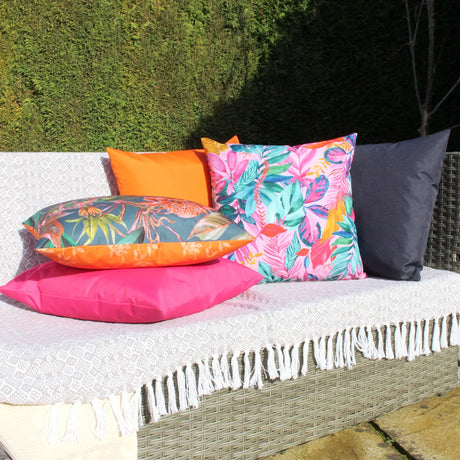 Psychedelic Jungle Outdoor Cushion Cover 17" x 17" by furn.