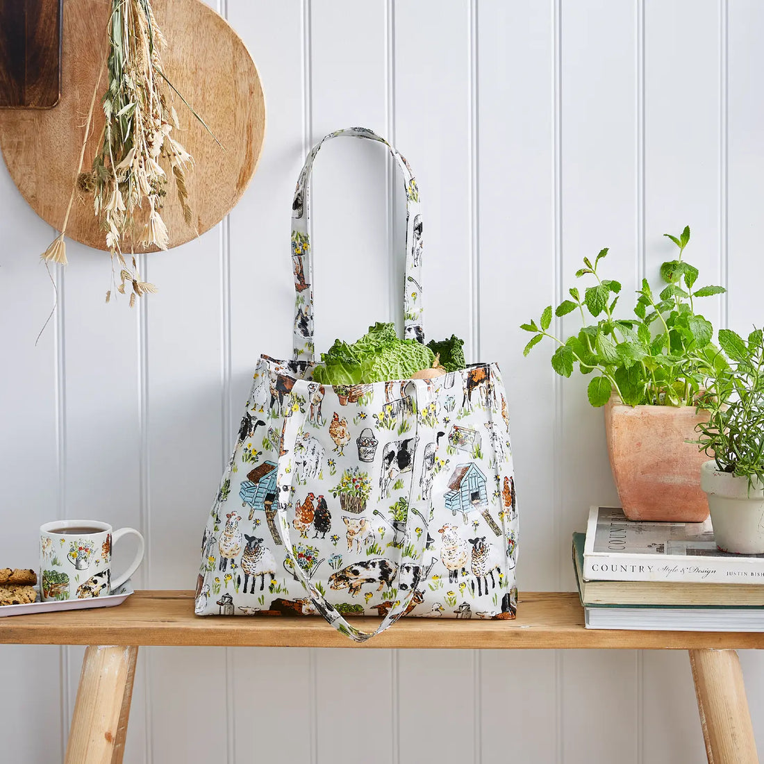 Ulster Weavers Portman Farm Farmhouse Design PVC Shoulder Bag