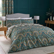 Palais Polycotton Duvet Cover Set - Teal