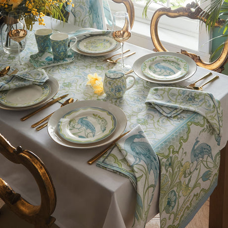 Laurence Llewelyn-Bowen Palm Court Green Paisley Mug and Tray Set - Palm Court Mug And Tray Set In Multicolour 3