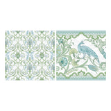 Laurence Llewelyn-Bowen Palm Court Green Paisley Napkin 4 Pack - Palm Court Napkins 4 Pack In Green 3