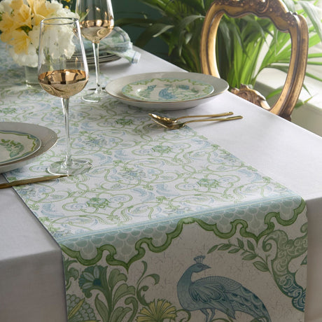 Laurence Llewelyn-Bowen Palm Court Green Paisley Porcelain Side Plate 4 Pack - Palm Court Porcelain Side Plates 4 Pack In Multicolour 3