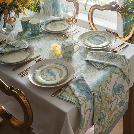Laurence Llewelyn-Bowen Palm Court Green Paisley Porcelain Side Plate 4 Pack - Palm Court Porcelain Side Plates 4 Pack In Multicolour 4
