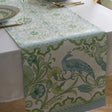 Laurence Llewelyn-Bowen Palm Court Green Paisley Table Runner