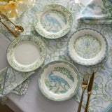 Laurence Llewelyn-Bowen Palm Court Green Paisley Table Runner - Palm Court Table Runner In Green 230 X 40Cm 3