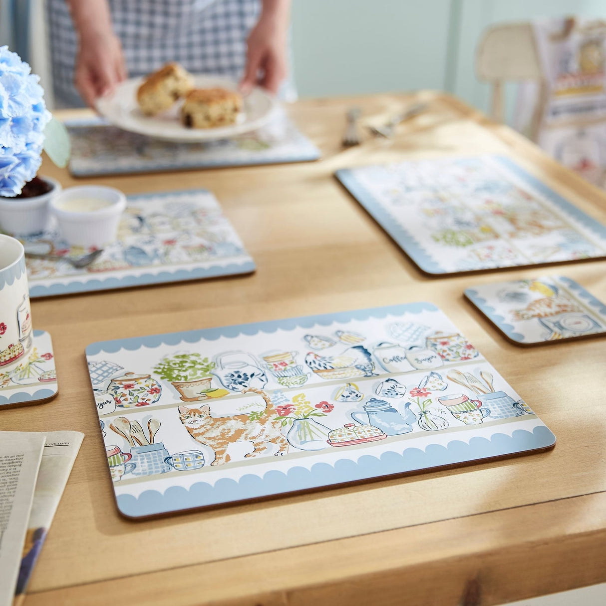 Ulster Weavers Pantry Cats Coasters 4 Pack - Pantry Cats Coasters 4 Pack In Multicolour 3