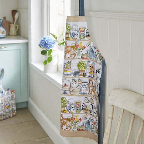 Ulster Weavers Pantry Cats PVC Oilcloth Apron - Pantry Cats Pvc Apron In Multicolour 2