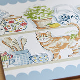Ulster Weavers Pantry Cats Cotton Placemat 4 Pack - Pantry Cats Placemat 4 Pack In Multicolour 4