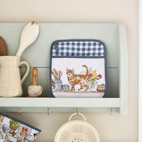 Ulster Weavers Pantry Cats Cotton Pot Mitt - Pantry Cats Pot Mitt In Multicolour 2