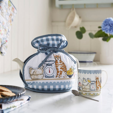 Ulster Weavers Pantry Cats Cotton Muff Tea Cosy - Pantry Cats Tea Cosy Muff In Multicolour 2