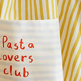 Ulster Weavers Pasta Lovers Club 100% Cotton Kitchen Accessories - Pasta Lovers Club Cotton Apron In Yellow 4
