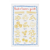 Pasta Lovers Club Guide 100% Cotton Tea Towel Yellow
