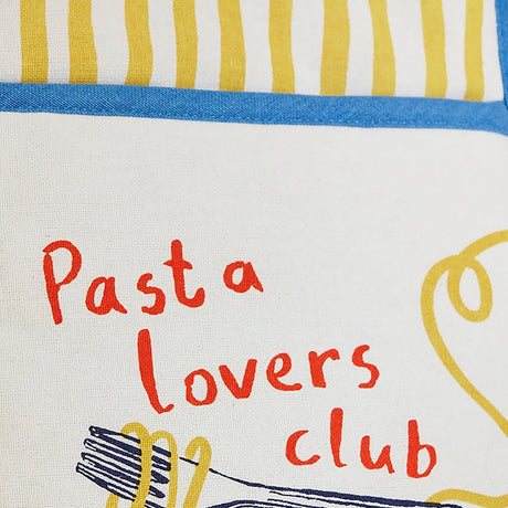 Ulster Weavers Pasta Lovers Club 100% Cotton Kitchen Accessories - Pasta Lovers Club Pot Mitt In Yellow 4